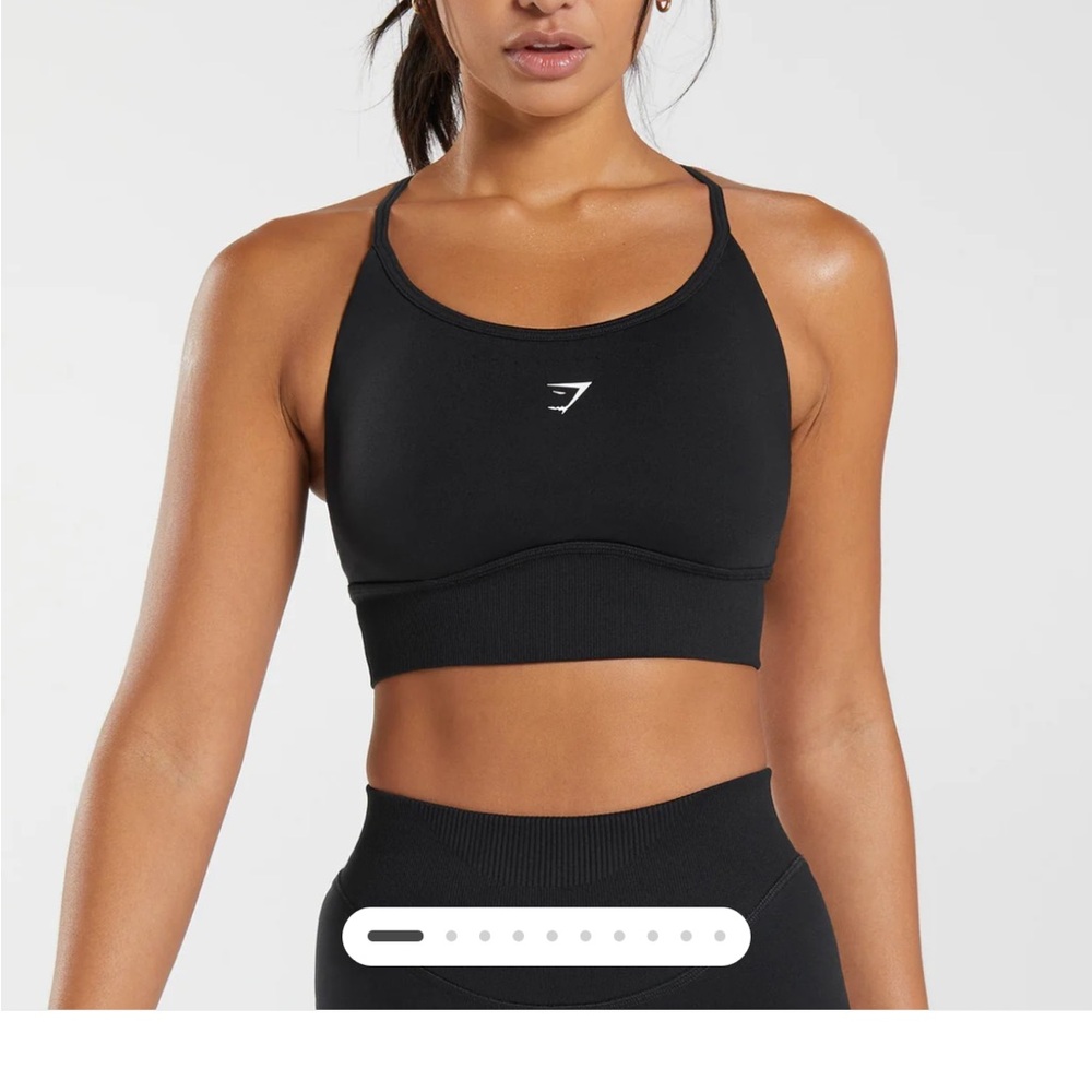 Black Gymshark Sports Bra
